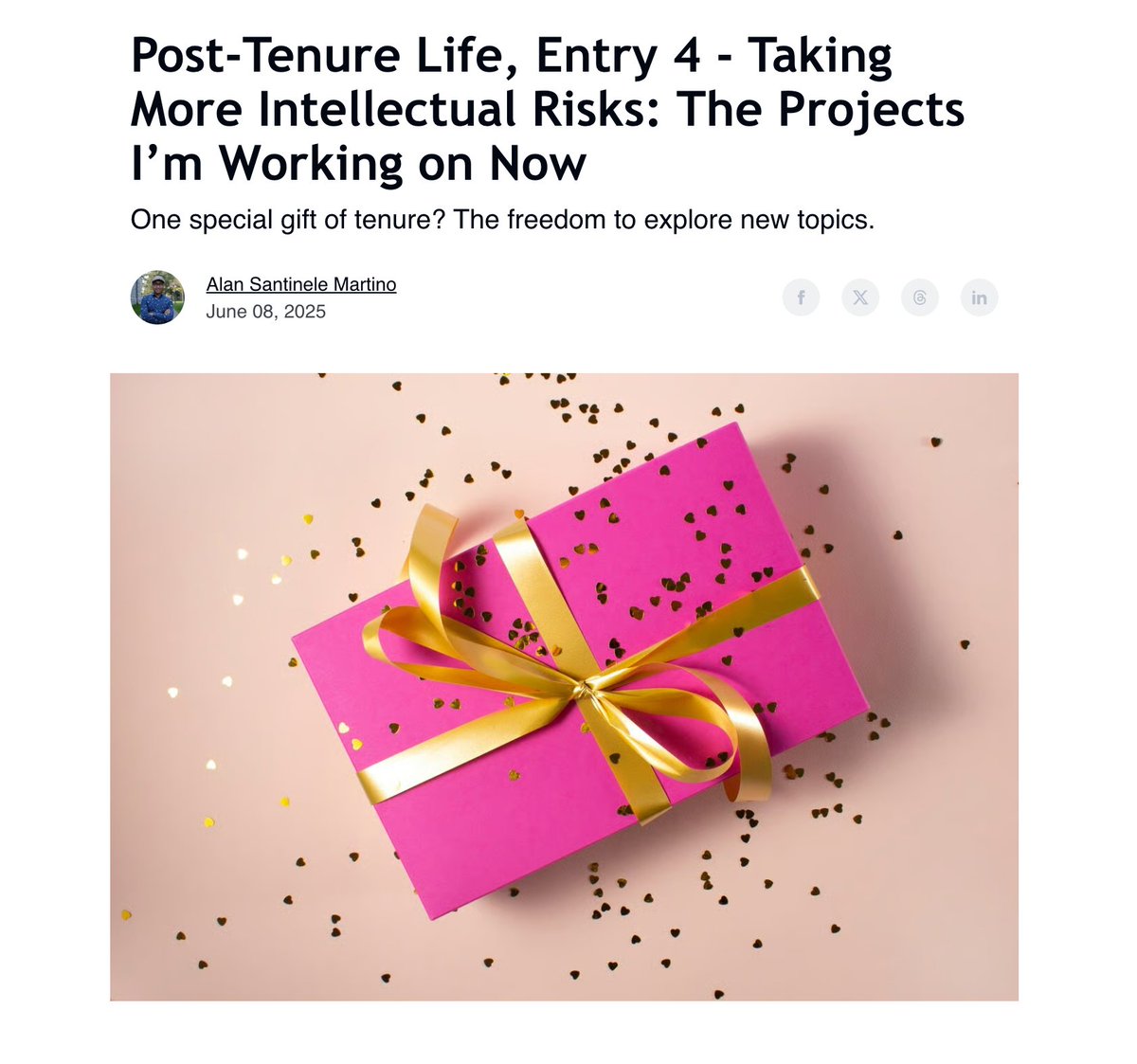 One perk of tenure? Getting unapologetically bold.
I'm diving into new projects on:
🤖 AI, disability &amp; digital desire
🌶️ Disabled OnlyFans creators &amp; talent managers
🍑 A “crip” sociology of fucking
alans-newsletter-844318.beehiiv.com/p/post-tenure-…