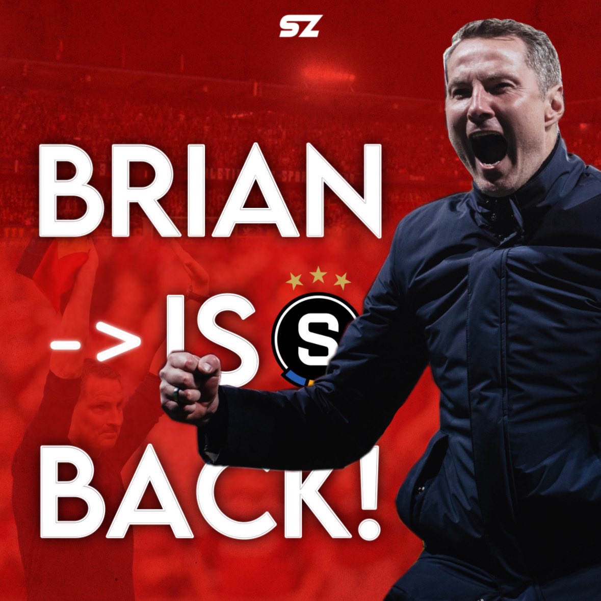 🤝𝐎𝐅𝐅𝐈𝐂𝐈𝐀𝐋: Brian #Priske se po roce stává opět trenérem Sparty! 🇩🇰 #acsparta