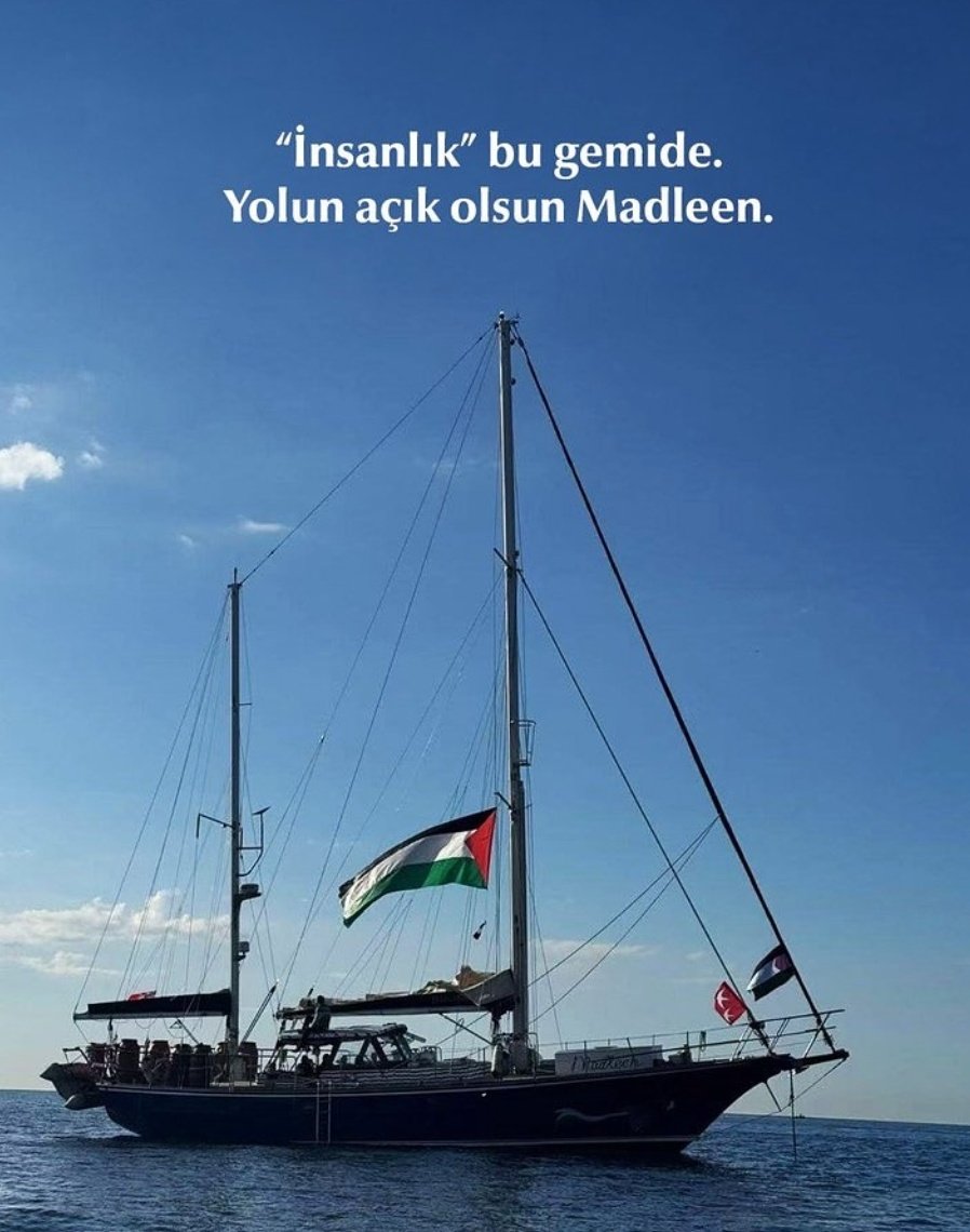 Siz de yoruma #WeAreMadleen yazın kızlar sessiz kalmayalım🇵🇸