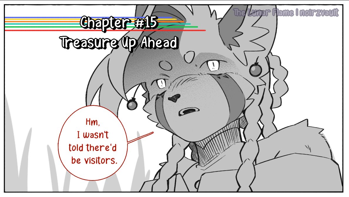 The first page of chapter 15 is up on the p-site!
#thelunarflame #webtoon #furryart
