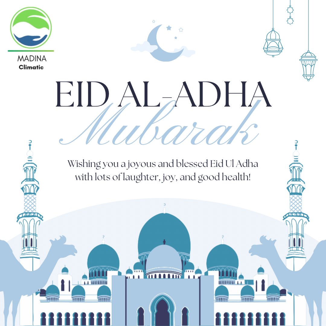 MadinaJubilate's tweet image. Uongozi na wafanyakazi wote wa Madina Climatic Organization tunapenda kuwatakia Waislamu wote na wa Tanzania Kheri ya Eid El-Adha.
Tunawatakia sikukuu njema iliyojaa furaha, mshikamano, amani, na huruma kwa wote. Mungu akubali ibada zenu na azidi kuwabariki.