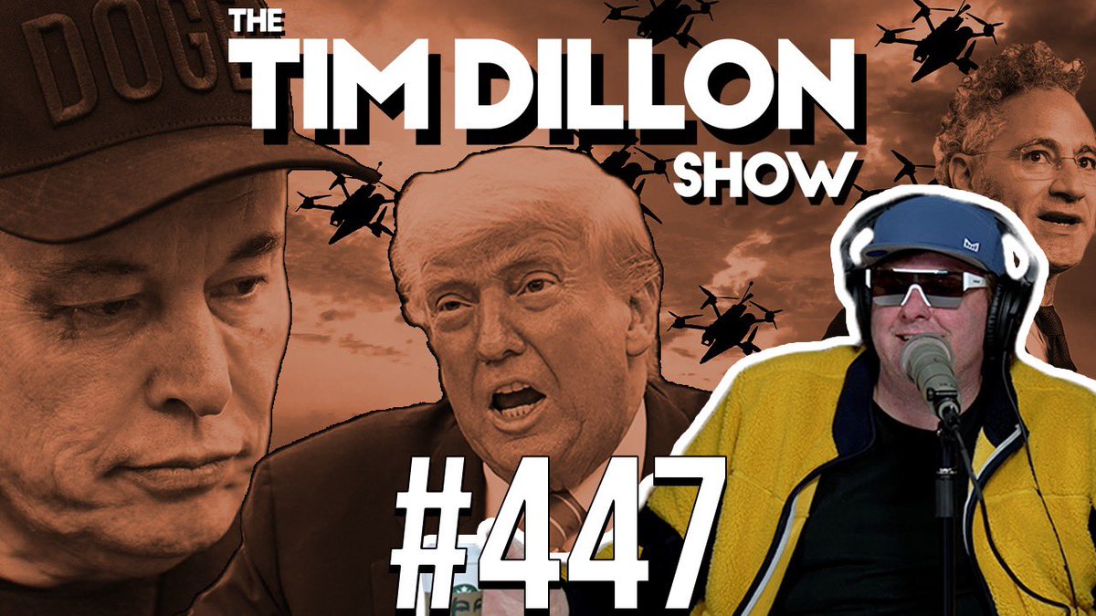 TimJDillon's tweet image. Musk vs. Trump, Ukrainian Drones, & A Very Special List | The Tim Dillon Show #447 youtu.be/IZPXQbcUHeI
