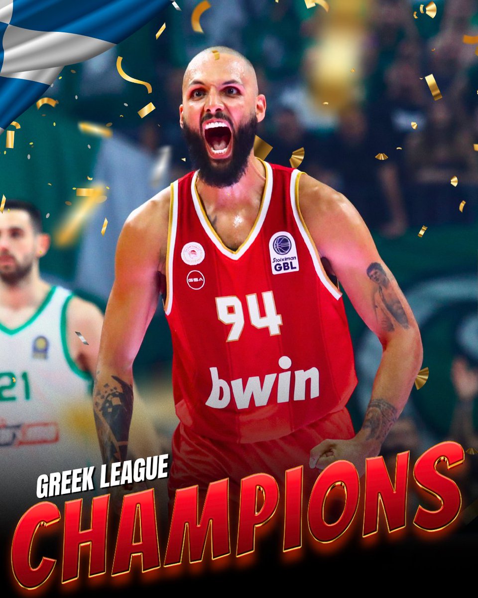Eurohoopsnet's tweet photo. 🔴🇬🇷OLYMPIACOS ARE THE GREEK LEAGUE WINNERS! https://t.co/FaWOLp884S