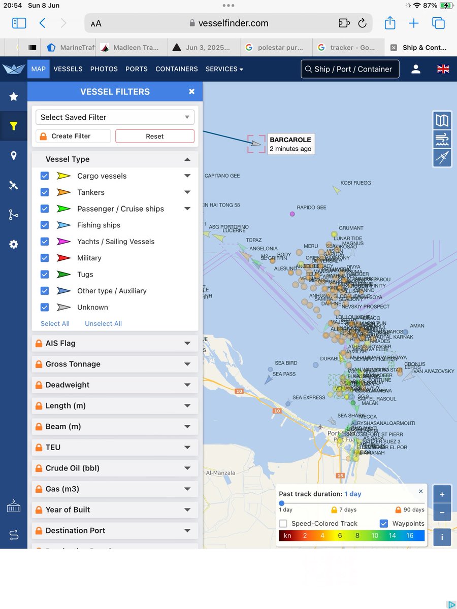 Those trying to track #madleen as part of the #FreedomFlottila and finding the #MadleenTracker down due to a “Third Party” can use VesselFinder.com