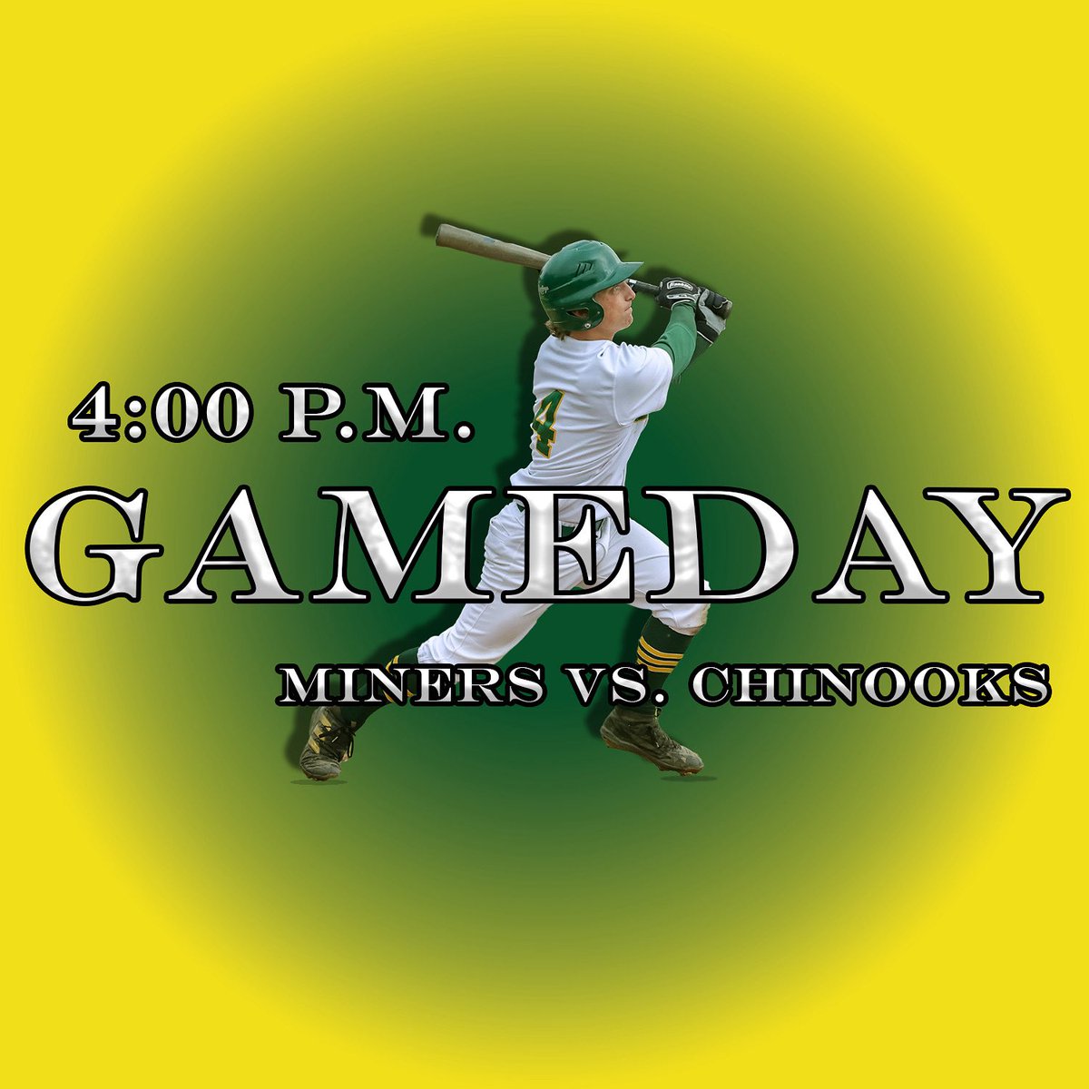 Mat-Su Miners (@ablminers) on Twitter photo The weather is looking better for a game today. ⚾️
Head down to Lee Jordan Field in Chugiak as we take on <a href="/CERchinooks/">Chugiak Eagle River Chinooks</a> again!
As always, the game is livestreamed on our YouTube channel.
See you at 4pm!
Image by <a href="/LandonStilz/">Landon Stilz</a>
#ablminers #alaskabaseballleague The weather is looking better for a game today. ⚾️
Head down to Lee Jordan Field in Chugiak as we take on <a href="/CERchinooks/">Chugiak Eagle River Chinooks</a> again!
As always, the game is livestreamed on our YouTube channel.
See you at 4pm!
Image by <a href="/LandonStilz/">Landon Stilz</a>
#ablminers #alaskabaseballleague