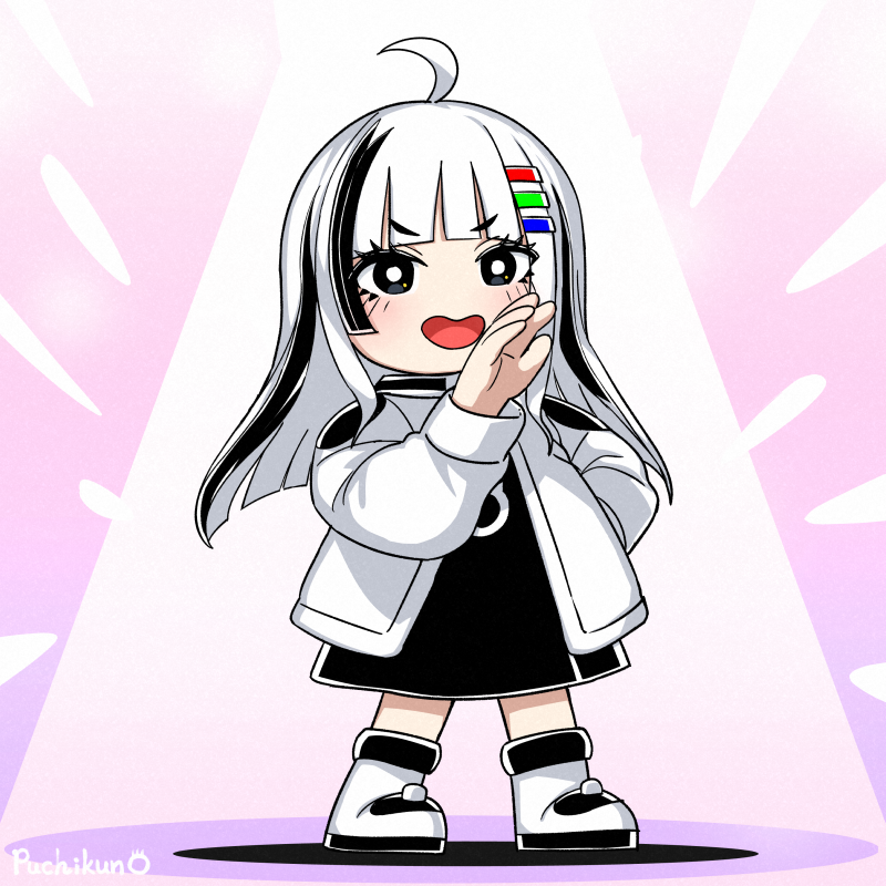 「おはモノチ 「姫カットだっち!」 #MonochiProject」|ぷちくん/puchikun（絵師）のイラスト