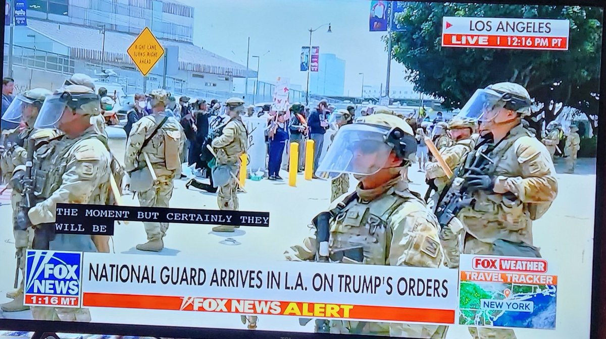 I can't wait until he sends in the Marines, especially ones who served in Iraq and Afghanistan. They know "Urban Warfare".