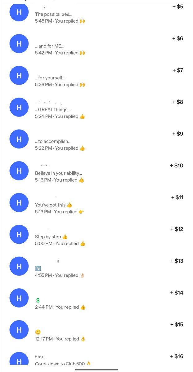 GAME SWITCH GETS COACHED INTO CLUB 500

He got scared at $365, so I eased him into Club 500 with reverse payments: $16, $15, $14... 🤪

I celebrated by taking a friend out for $35 nachos, while the newly certified Max Moron strained in his cage &amp; had canned soup for dinner. 😆