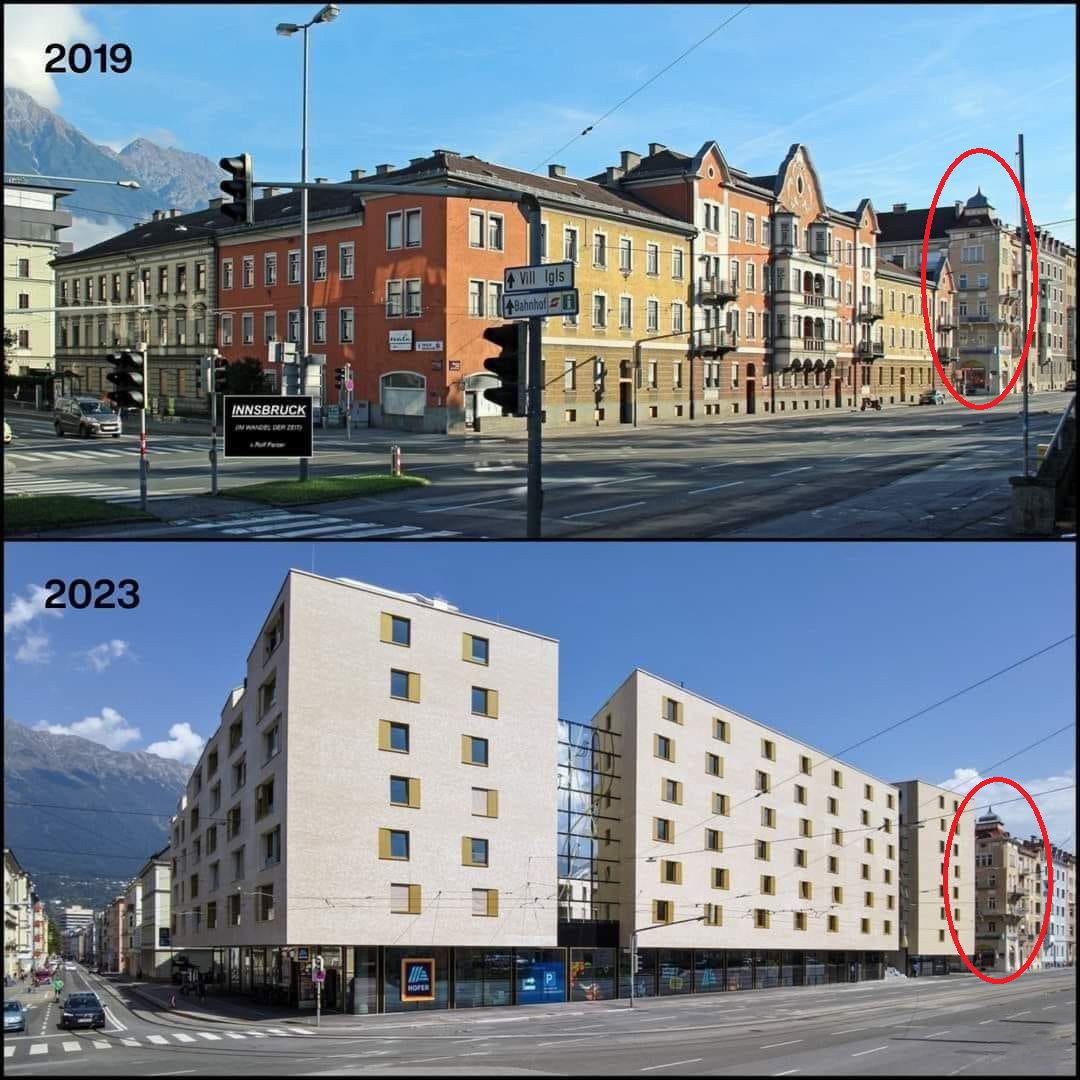Fascinating decision. How many people were involved making this real? Who took the decisions, and which people were complicit?
Innsbruck, Austria