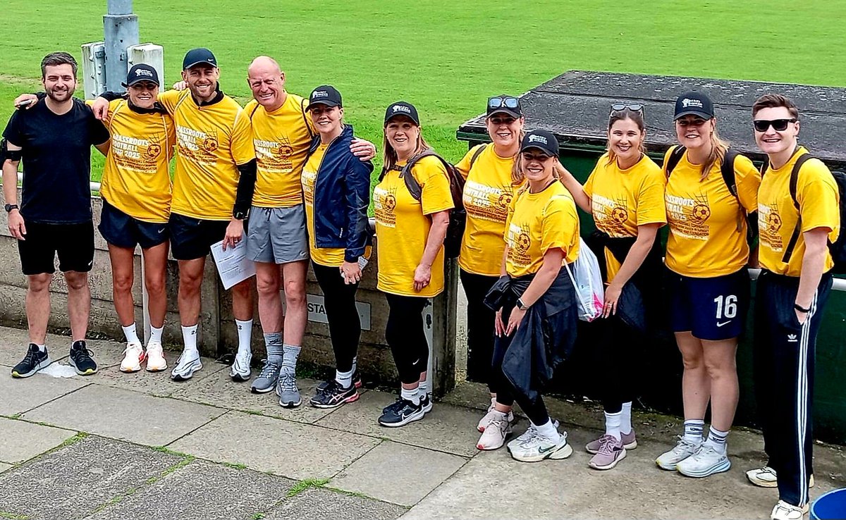 ⚽️OVER £35k RAISED FOR MND⚽️

Well done to all the walkers &amp; support staff from the past 3days and of course <a href="/Redsmail/">Mike Wilson*</a> for helping bring the Grassroots Tour all together...

Raising over £35k for <a href="/DarbyRimmerMND/">Darby Rimmer MND Foundation</a> &amp; helping raise MND awareness is brilliant!

KEEP BANGING THAT DRUM!