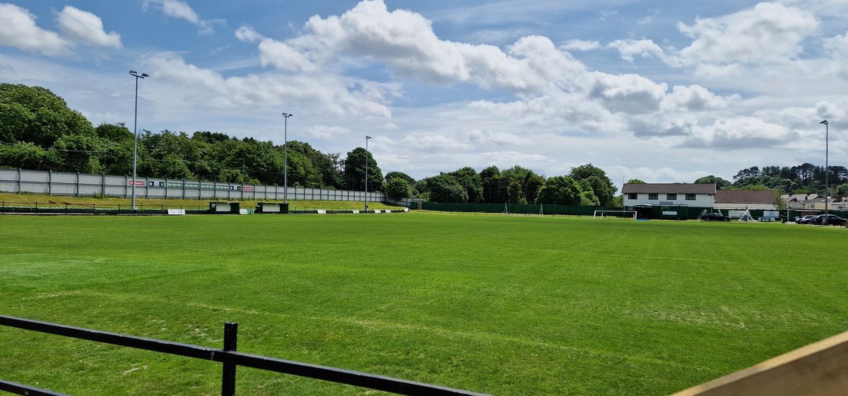 <a href="/StBlazeyAFC/">St Blazey AFC</a> Pitch update. From the 15th May when we had 48 ton of sand laid then vertidrain, seed, fertiliser, 🌞 🌧 and by the end of this week we're seeing some great progress. Good colour ready for 1st cut soon. <a href="/_WesternLeague_/">Western League</a> <a href="/StPiranLeague/">Kernow Stone St Piran League</a> <a href="/Cornishfootball/">Dave Deacon</a> <a href="/swsportsnews/">South West Sports News</a>