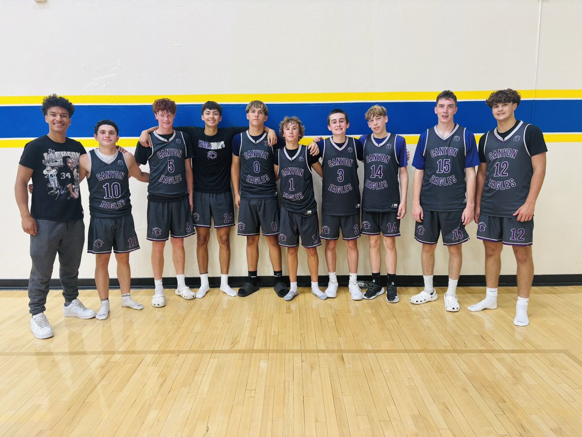 Canyon Eagle Basketball (@chseaglehoops) on Twitter photo Awesome weekend for our varsity and JV squads competing at the Wayland Baptist Team Camp!
Both teams finished 2nd place in their division against some great competition!
Thanks to <a href="/WBUBasketball/">Wayland Baptist Basketball</a> for hosting us!
#EagleHoops
#ChopWoodCarryWater
#BeTough Awesome weekend for our varsity and JV squads competing at the Wayland Baptist Team Camp!
Both teams finished 2nd place in their division against some great competition!
Thanks to <a href="/WBUBasketball/">Wayland Baptist Basketball</a> for hosting us!
#EagleHoops
#ChopWoodCarryWater
#BeTough