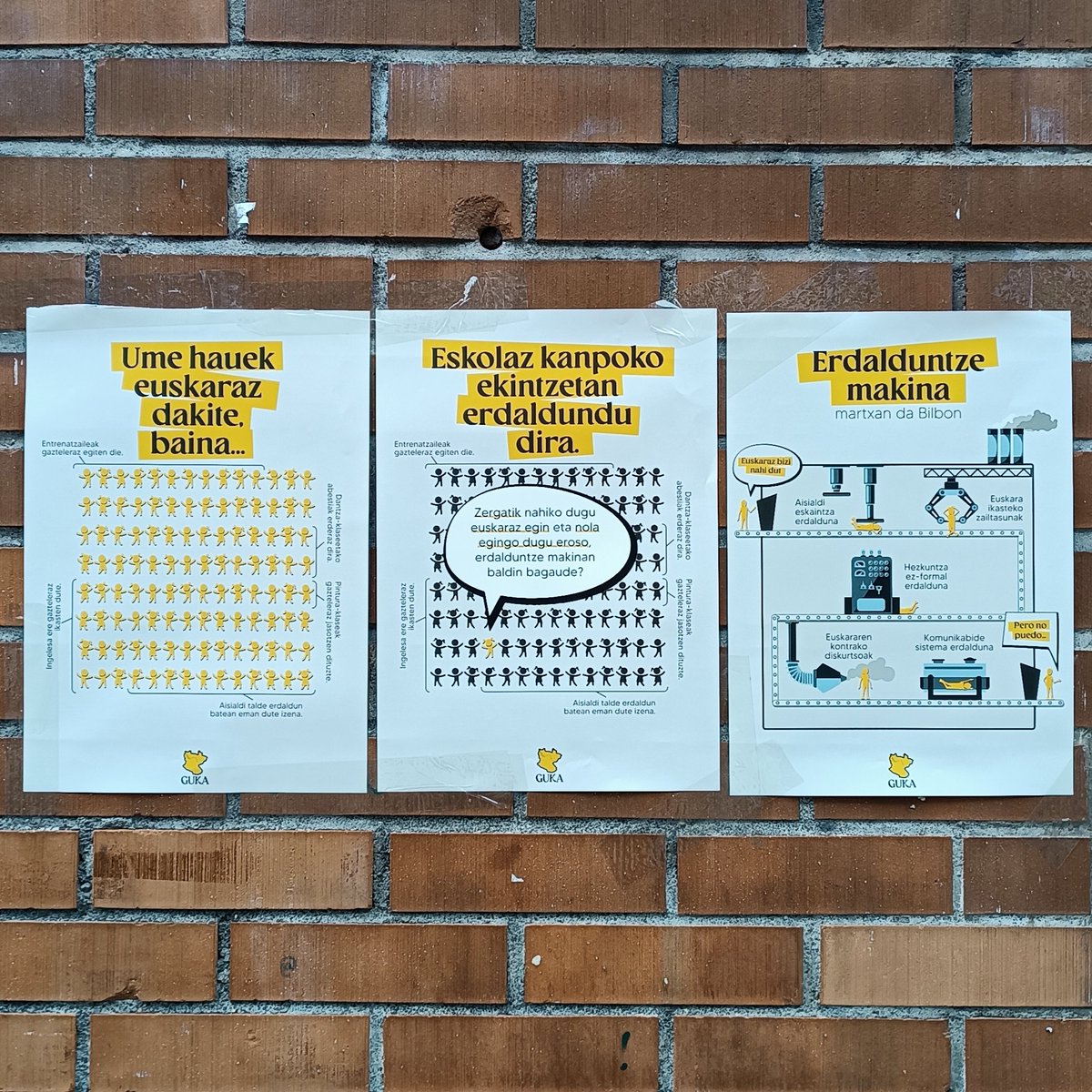 Datorren ikasturteari begirako eskolaz kanpoko ekintzak hautatzeko garaia da. Bilbon ia pentsaezina da haurrek kirola, kultura... euskaraz egitea.

Saia gaitezen erdalduntze makinaren atzaparretan ez erortzen. Aldarrikatu, sustatu, hautatu euskaraz!

Bilbo euskaraz dator!🚀
