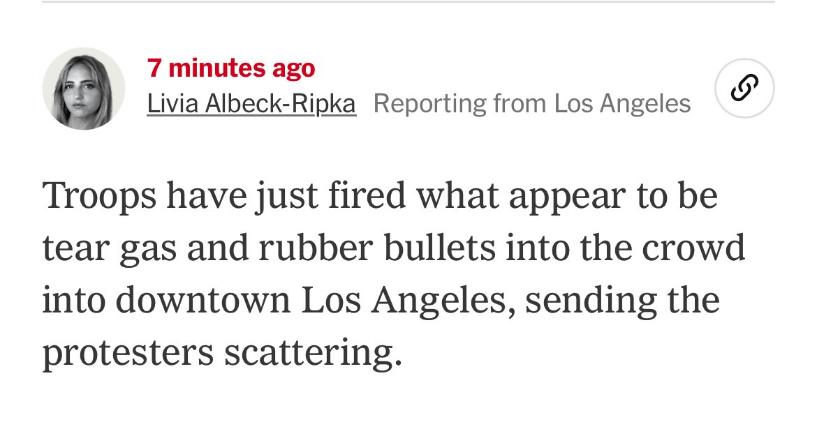 One of those headlines you don’t want to see in the USA. From NYT.