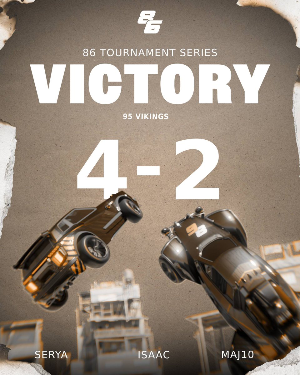 Congrats to <a href="/95Vikings/">95V</a> for winning the Eighty6 Community Tournament Qualifier 1! 

Thank you to all teams who competed in the tournament, good luck for the next 2 qualifiers ❤️

#PowerofEighty6