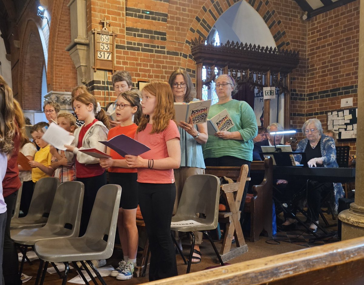 Super proud of our children who performed in Joseph this evening at St. John's Church. Such a great experience for them to perform with adults and other children 🎵🎶