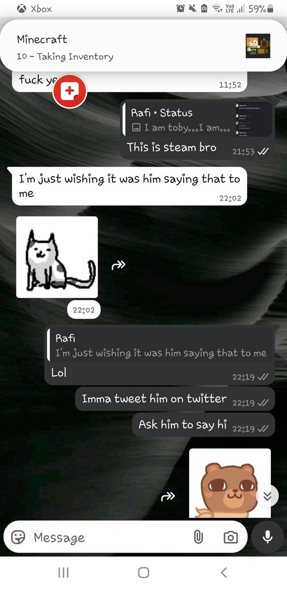 MeguminMyWaifu's tweet photo. Uh, mister @tobyfox could you say hi to my friend. It's not his birthday or anything... He would just really like it. Also I have only played a lil undertale, sorry 😔 https://t.co/B3EjQ6rhpB