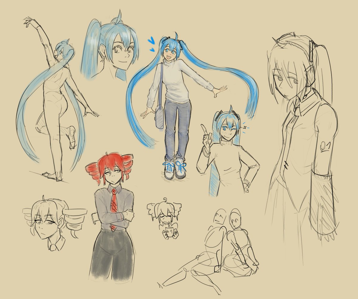 su5hhh_'s tweet image. doodles