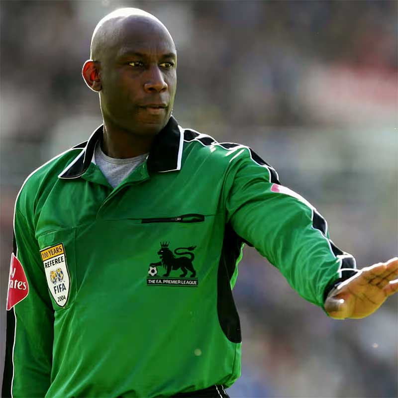 We are deeply saddened to learn of the passing of our former Chair and trailblazing referee, Uriah Rennie.

Uriah made history as the Premier League’s first Black referee, officiating over 300 top-flight matches between 1997 and 2008. He broke down barriers, shaped our football