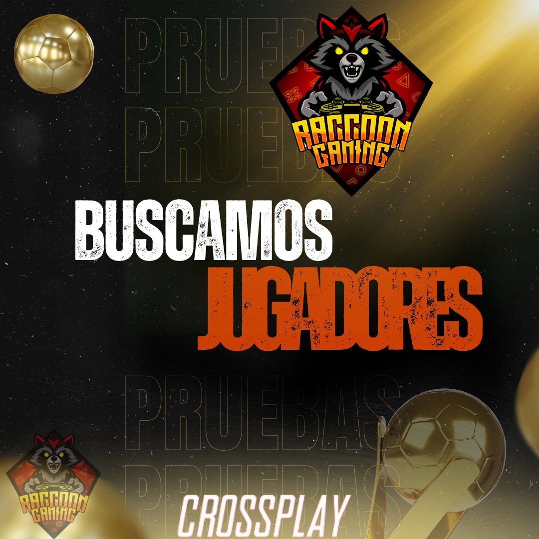 Buscamos en este proximo mercado de fichajes 
  Portero
  Defensa
  Mc
  Laterales
Competimos en estas ligas
22:20 Evf
22:40 Soccer League
23:00 Evf Élite
23:40 Evf-Cpg
Si pide compromiso 
 Microfono 
+18 años.
3° Posición en primera de Soccer League
5° posición en EVF
6° en CPG