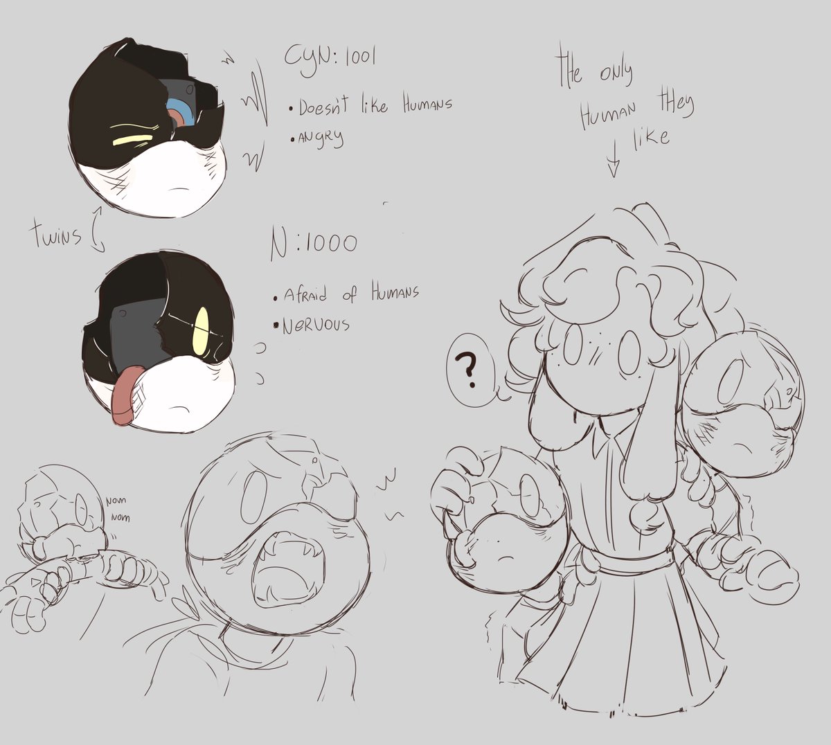 Sachewithcoffe's tweet image. lol I forgot to post this :P

#murderdronesAu