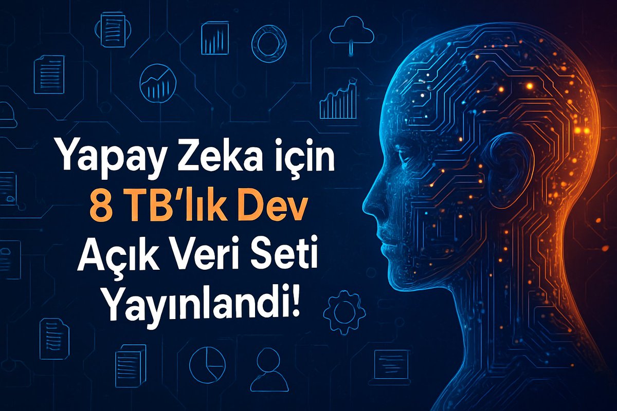 📢  The Common Pile v0.1: 8 TB'lık açık lisanslı veri seti yayınlandı! Şeffaf, etik ve güçlü yapay zeka için büyük gelişme.
🔗huggingface.co/common-pile
🔗blog.eleuther.ai/common-pile/

#AI #YapayZeka