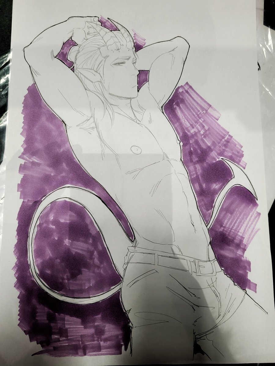 Dokomi sketch commissions of this year 😁📝 thank you to everyone who came by and said hello 🥹🙏