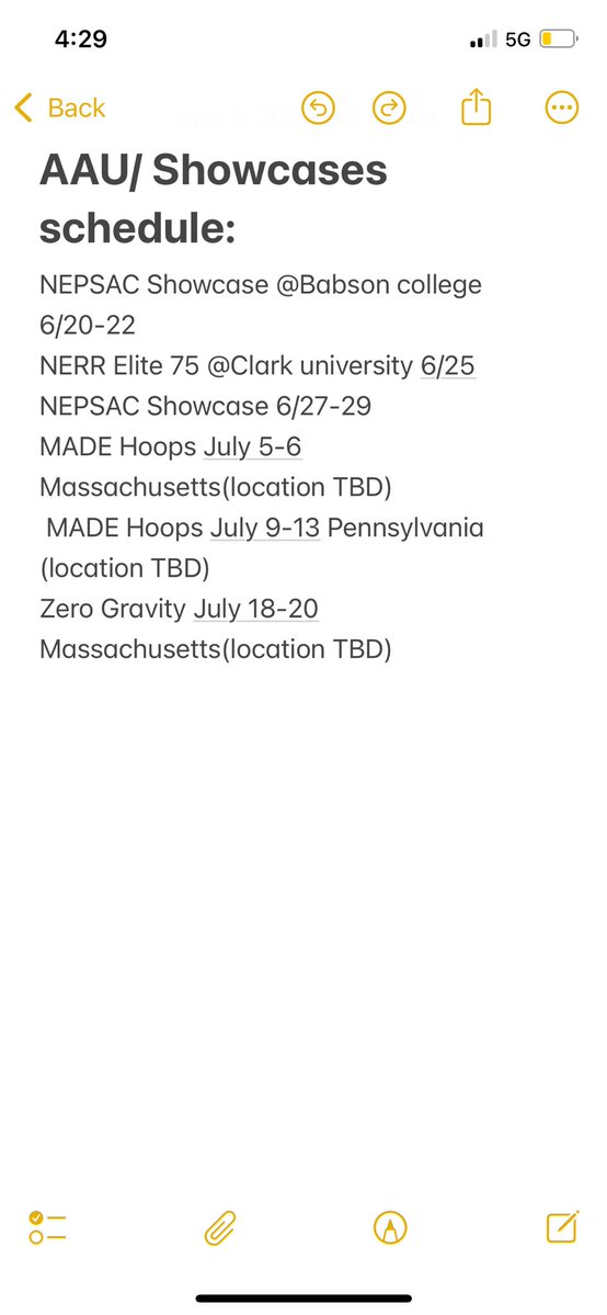 Harryns Cantave (@harryns_c) on Twitter photo Coaches here is my current schedule for showcases and AAU tournaments I will be attending this summer. Can’t wait to compete at every event I’m at!
<a href="/CoachKJones52/">Kenya Jones</a> <a href="/thatboysupa/">Deandre “Supa” Ortiz</a> <a href="/ATRElite/">Above The Rim Elite</a> Coaches here is my current schedule for showcases and AAU tournaments I will be attending this summer. Can’t wait to compete at every event I’m at!
<a href="/CoachKJones52/">Kenya Jones</a> <a href="/thatboysupa/">Deandre “Supa” Ortiz</a> <a href="/ATRElite/">Above The Rim Elite</a>