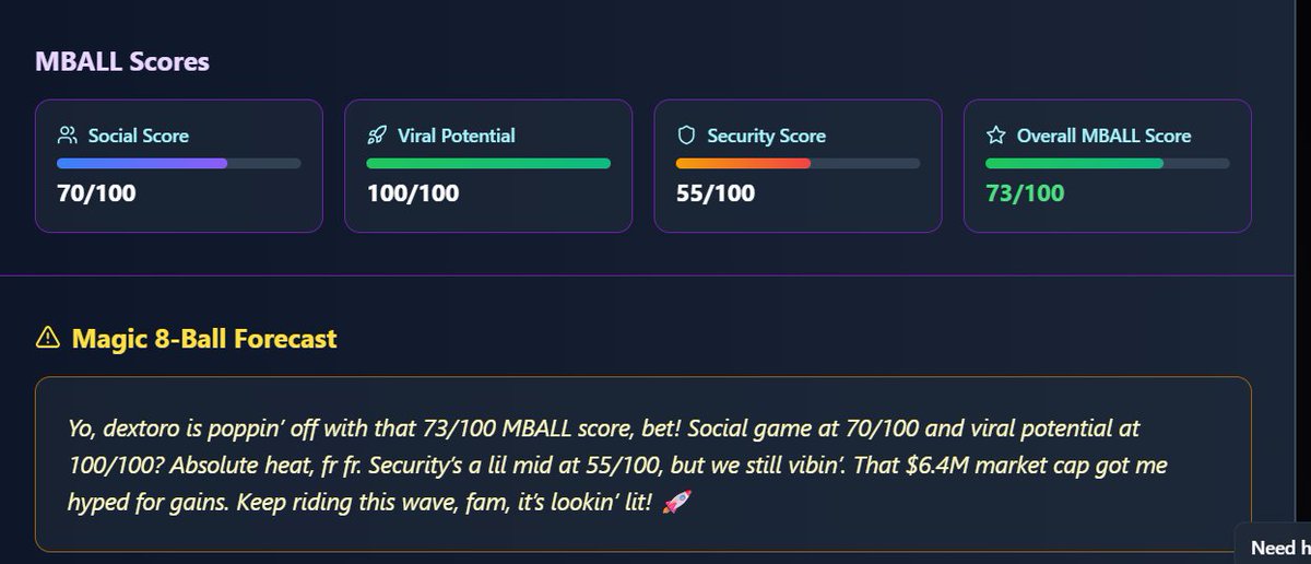 <a href="/feathersBTC/">Radar</a> my magic @sol_magic8ball is also bullish on $DTR 
$MBALL