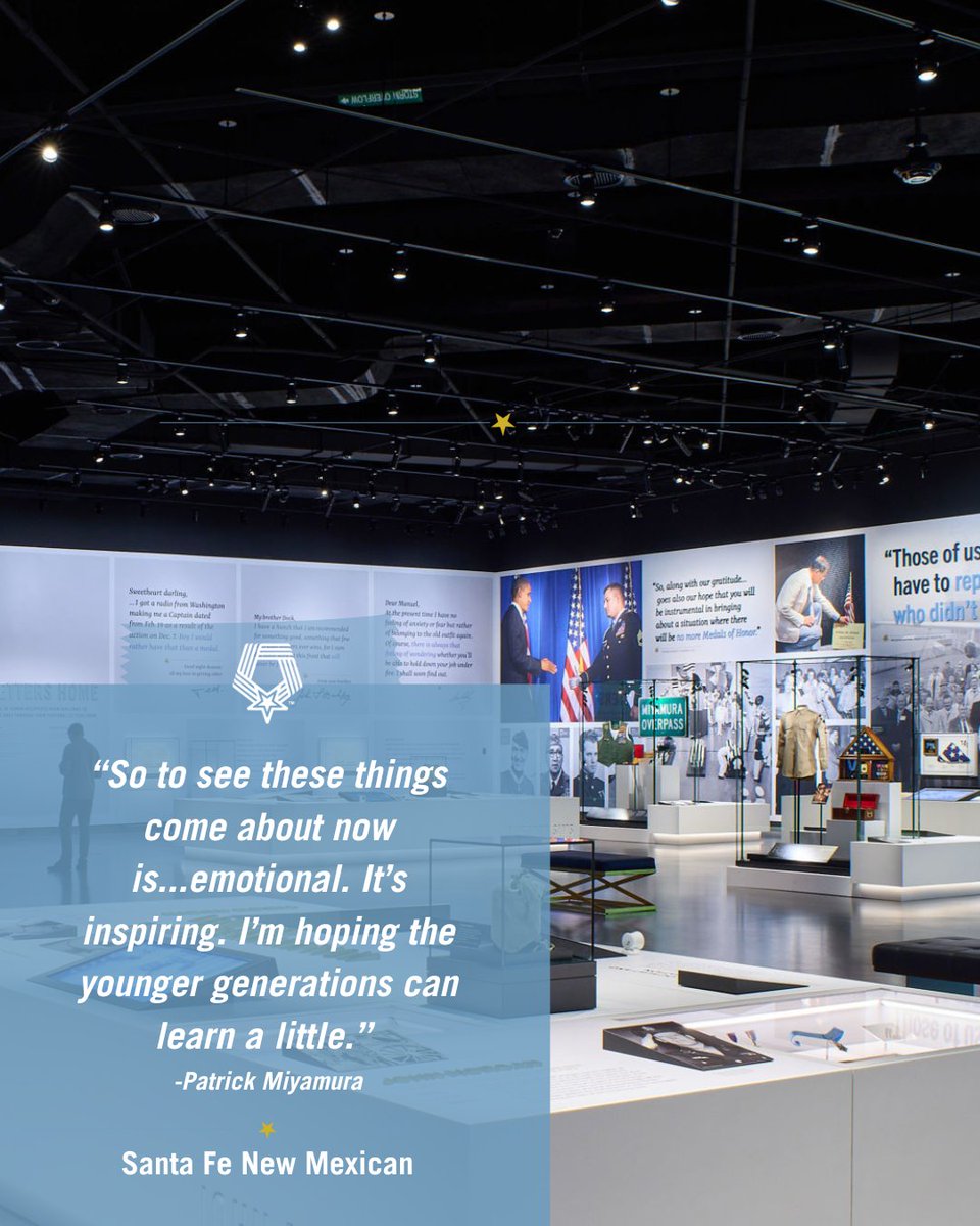 Check out some recent articles written about Medal of Honor Recipient Hiroshi Miyamura from New Mexico! Discover his story at the National Medal of Honor Museum in Arlington, TX , and read about his actions on our blog. mohmuseum.org/pressroom/beyo…