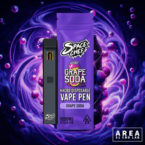 area51cbdlab's tweet photo. Space Chef – H4CBD 1000mg Disposable Vape Pen – Grape Soda

BUY NOW AT AREA 51 CBD LAB ONLINE SHOP:

https://t.co/I4JlKwHwDZ

#Hemp #CBD #CBDOil #CannabisCulture #CannabisCommunity #420Community #Vape #Vaping #CBDCommunity #CBDUK #CBDOilUK #UKCBD https://t.co/YQ2BgSQgyp