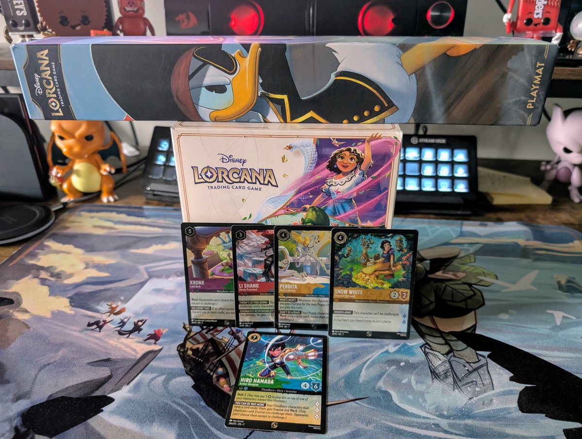 alright #Lorcana fam I STILL haven't opened a single Return of Jafar product at all. not by choice, I promise. so I'm giving away some Archazia's Island stuff plus a playmat I love. TO ENTER:

✅ like &amp; RT this post
✅ go sub to my YouTube (not required, but it'd be cool.) MORE👇