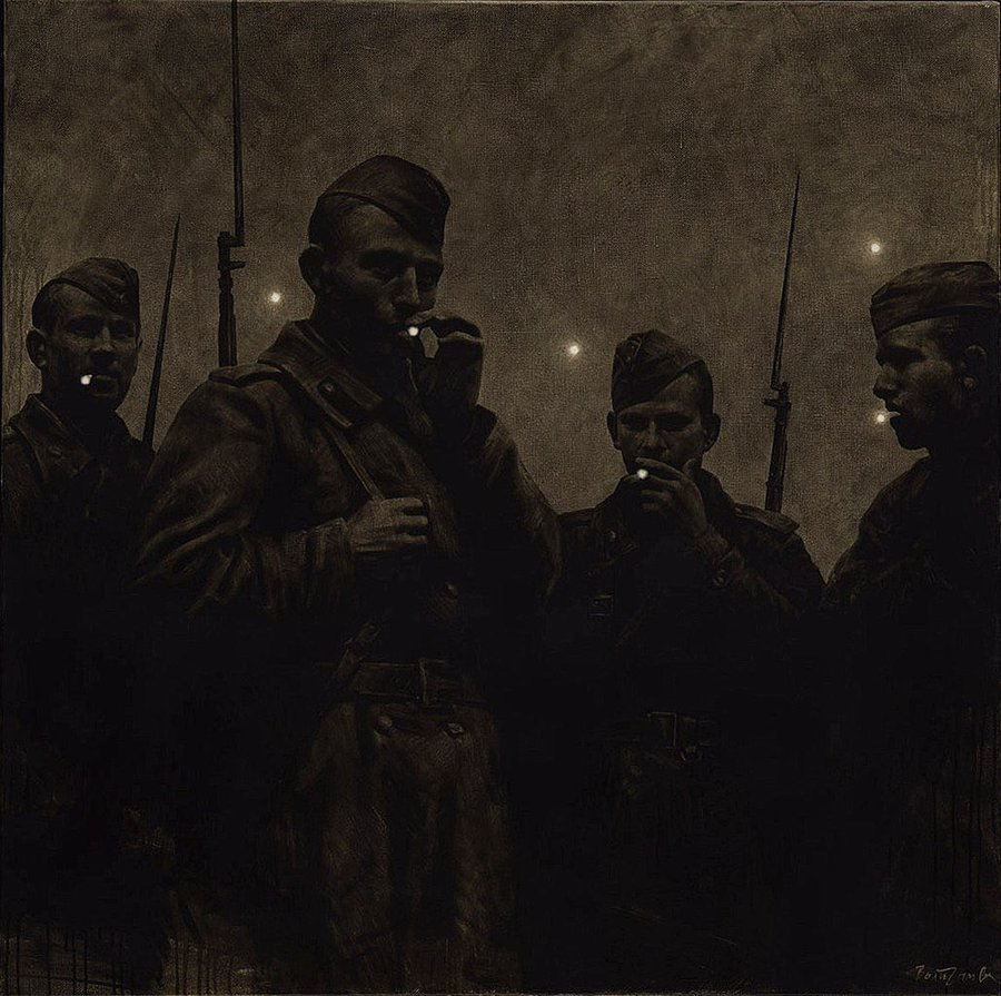 “Akşam karanlığı. Ursa Major.” 
Sanatçı: Rinat Voligamsi. Tuval üzerine yağlıboya, 2010.