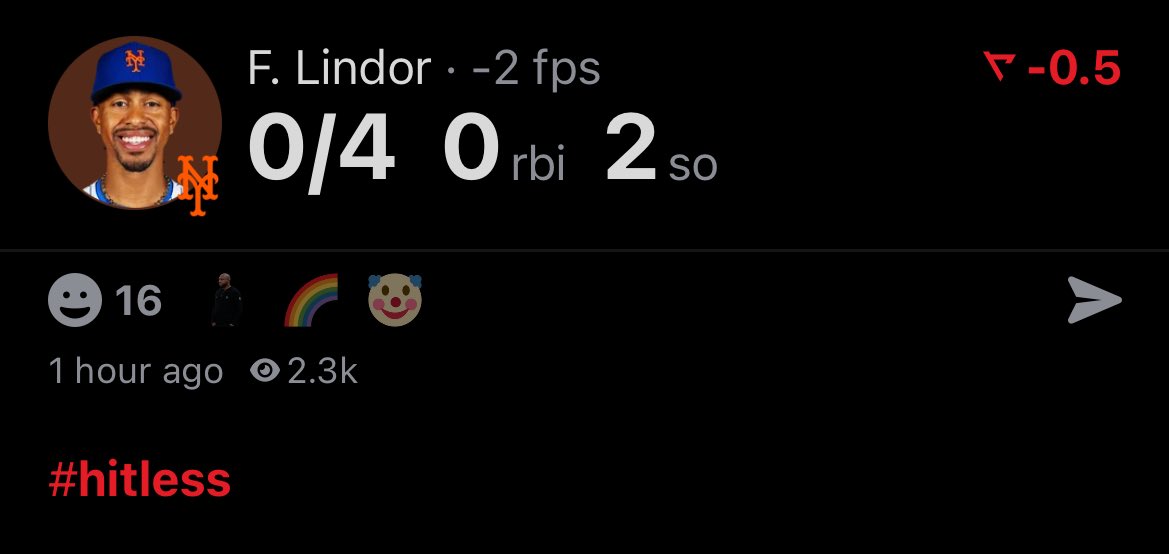 Volpe2H0F's tweet photo. We going 0/8 today #LGM #LindorFC https://t.co/4oq62nfLXa
