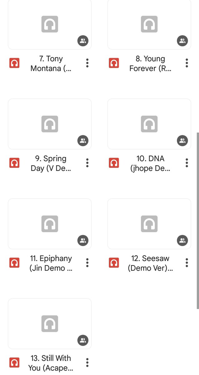 btsunike08's tweet photo. Se acuerdan que BTS sacó demos de sus canciones y todo el fandom buscaba la manera de obtenerlos? Sigo sin superar el demo de DNA, es que son muy buenos! Les dejo el documento por si quieren escucharlos.
🖇:https://t.co/GVpZQ0sES1 https://t.co/PuumIDsdvt