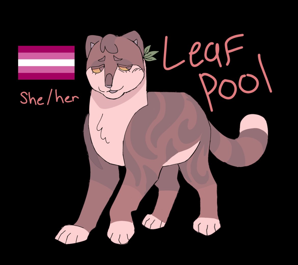 Smoked_Catnip's tweet image. Day 8: Fem Lesbain LeafPool :0 it works in my head bc CrowFeather is nonbinary
#Warriors #warriorcats #leafpool #warriorcatsdesign #pridemonth