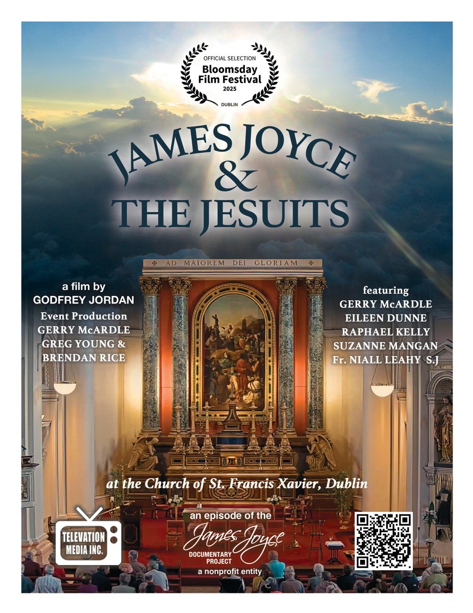 Bloomsday ReJoyce (@bloomsdayrejoyc) on Twitter photo Conventional opinion that he was anti-religion is challenged in 'James Joyce & The Jesuits' as presented last #Bloomsday in the Church of St. Francis Xavier, Dublin. Film <a href="/bloomsdayfest/">Bloomsday Festival</a> via <a href="/JamesJoyceCentr/">The James Joyce Centre</a> premiere June 15 at Belvedere - ironically Joyce's alma mater! Conventional opinion that he was anti-religion is challenged in 'James Joyce & The Jesuits' as presented last #Bloomsday in the Church of St. Francis Xavier, Dublin. Film <a href="/bloomsdayfest/">Bloomsday Festival</a> via <a href="/JamesJoyceCentr/">The James Joyce Centre</a> premiere June 15 at Belvedere - ironically Joyce's alma mater!