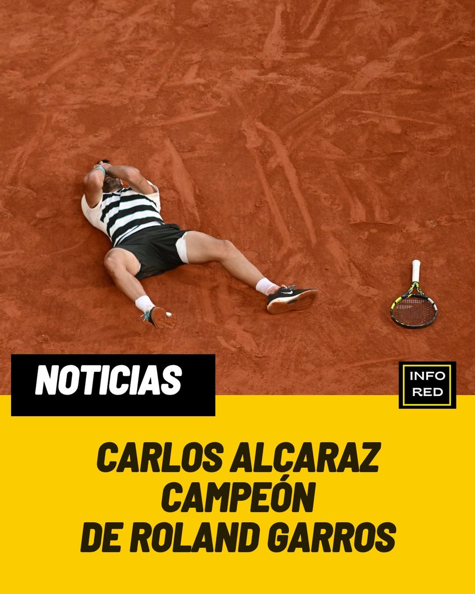 🏆 Remontada nunca antes vista de Carlos Alcaraz, que en el tercer set salvó tres puntos de campeonato: 4-6, 6-7 (4), 6-4, 7-6 (3) y 7-6 (10-2) a Sinner en 5h30m, la final de #RolandGarros más larga de la historia.

#RolandGarros2025
                    instagram.com/p/DKp2DkePL_0/…