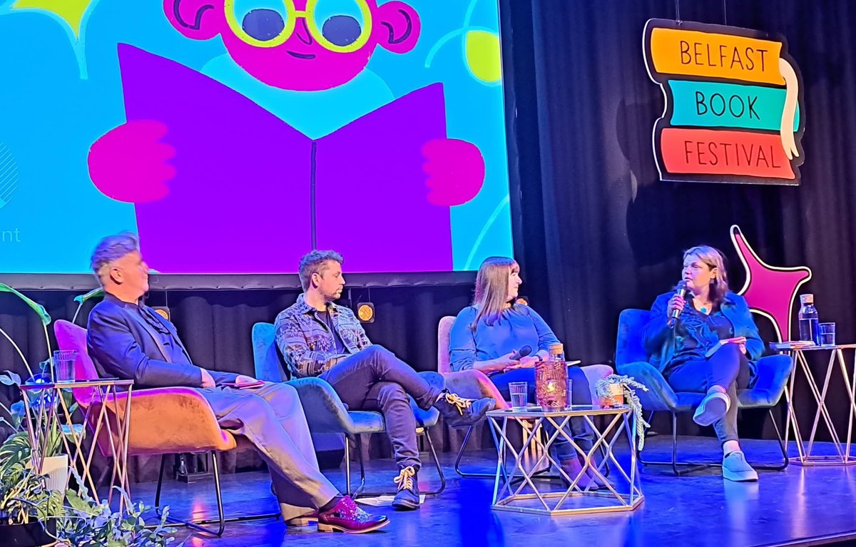 Sue Divin (@absolutelywrite) on Twitter photo Thoroughly enjoyed being on the <a href="/IrishWritersCtr/">Irish Writers Centre</a> panel at the Belfast Book Festival today. Congratulations to
<a href="/CrescentArts/">Crescent Arts Centre</a> for putting together a fantastic programme all week. Thoroughly enjoyed being on the <a href="/IrishWritersCtr/">Irish Writers Centre</a> panel at the Belfast Book Festival today. Congratulations to
<a href="/CrescentArts/">Crescent Arts Centre</a> for putting together a fantastic programme all week.