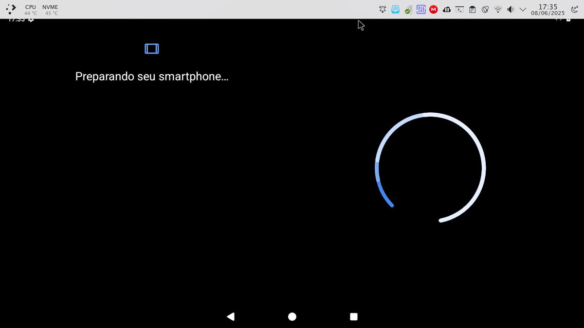 manjariando's tweet photo. E não é que o waydroid roda bem em hardware "antigo" https://t.co/uQJq0IlTZz