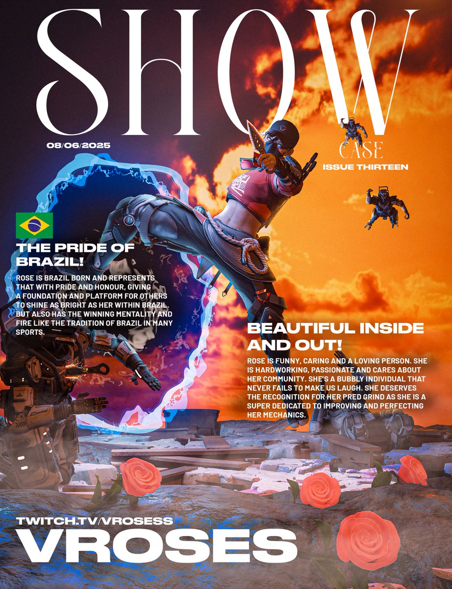 SHOWCASE MAG COVER DESIGN ISSUE THIRTEEN WITH POSTER/CANVAS.

ft <a href="/Vrosess_/">Rose</a>  nominated by <a href="/sheisastro/">astro</a> 

astro came to me and said she wanted something wraithy and bad ass lol as rose is badass. but also helped me with some of the text. so i hope i did it all justice. rose deffo