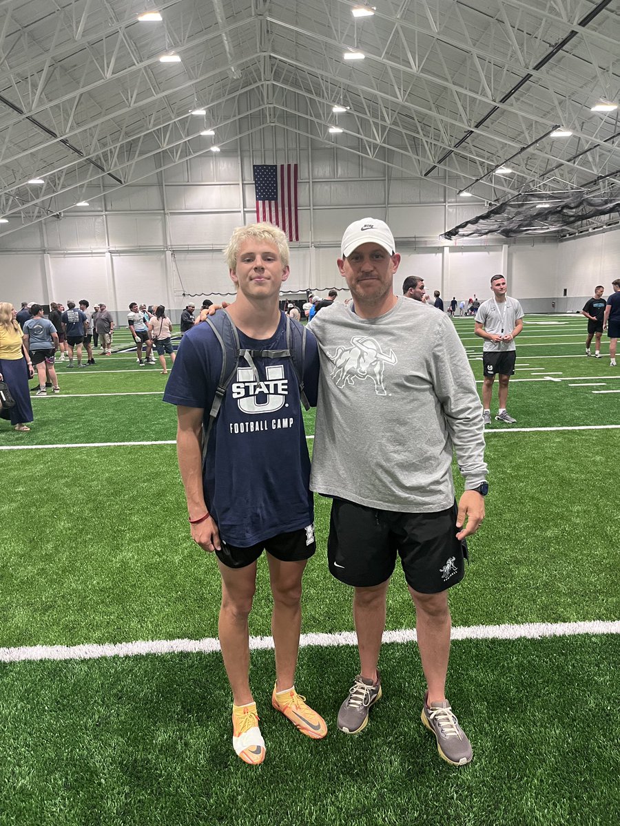 TroyEllermeier's tweet image. Had a great time up at the @USUFootball camp. Thanks to @CoachDWilkins for the invite and thanks to @CharlesMack19 and Coach Howell for coaching me up!
@CoachMJohns @SlingintheP @Andy_Pham1 @coachtrei @coachrickards @CoachBroncoM @TPed181 @jpulou