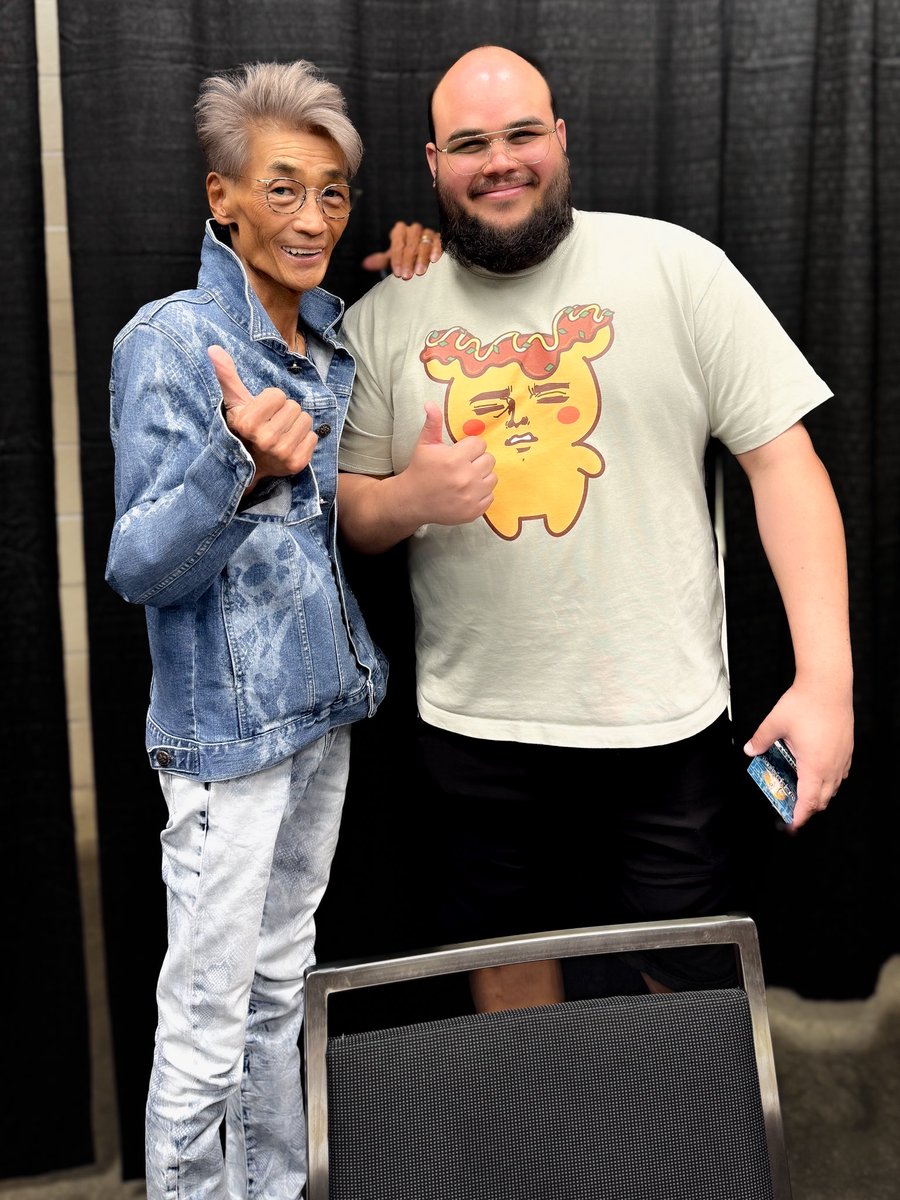 Just met Kazuki Yao — the legendary voice of FRANKY from One Piece 🔥🛠️ Hearing that “SUUUPERRR” in real life hit different. A true icon in the anime world. #OnePiece #KazukiYao #VoiceActor #Franky #AnimeLegend #StrawHatCrew