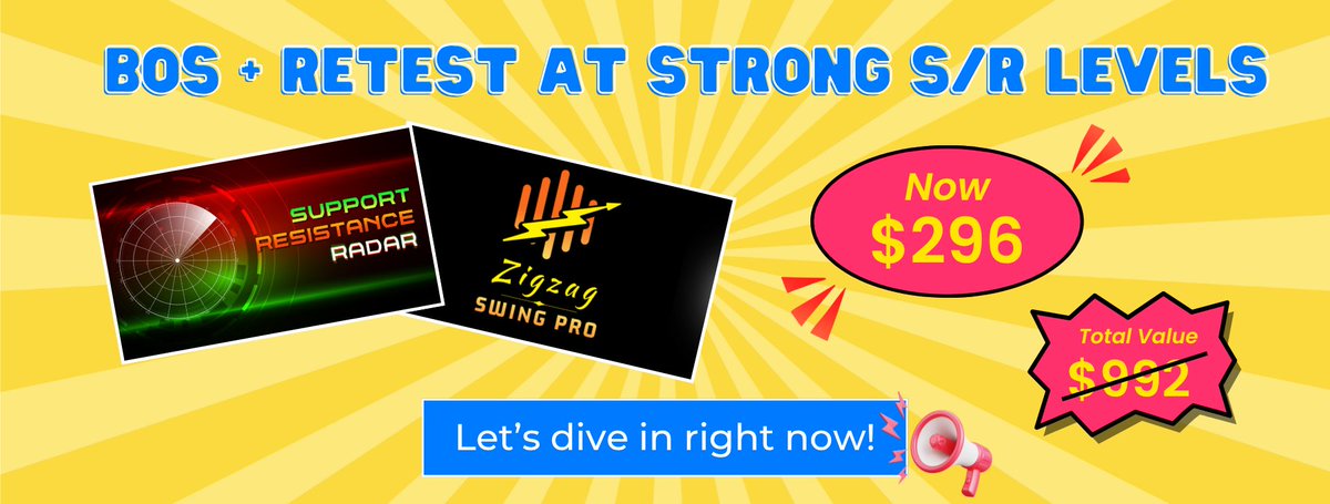 In a volatile market, structure without context is just guesswork, and context without structure is just noise. That’s why serious traders always need both.
From $992 down to just $296!
🔗 zradar.lp.ninza.co/?src=social