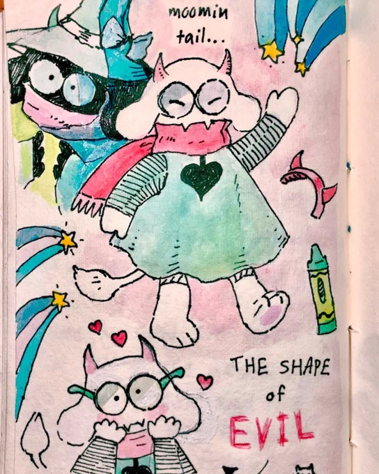 old doodles of ralsei bc I love him #DELTARUNE 