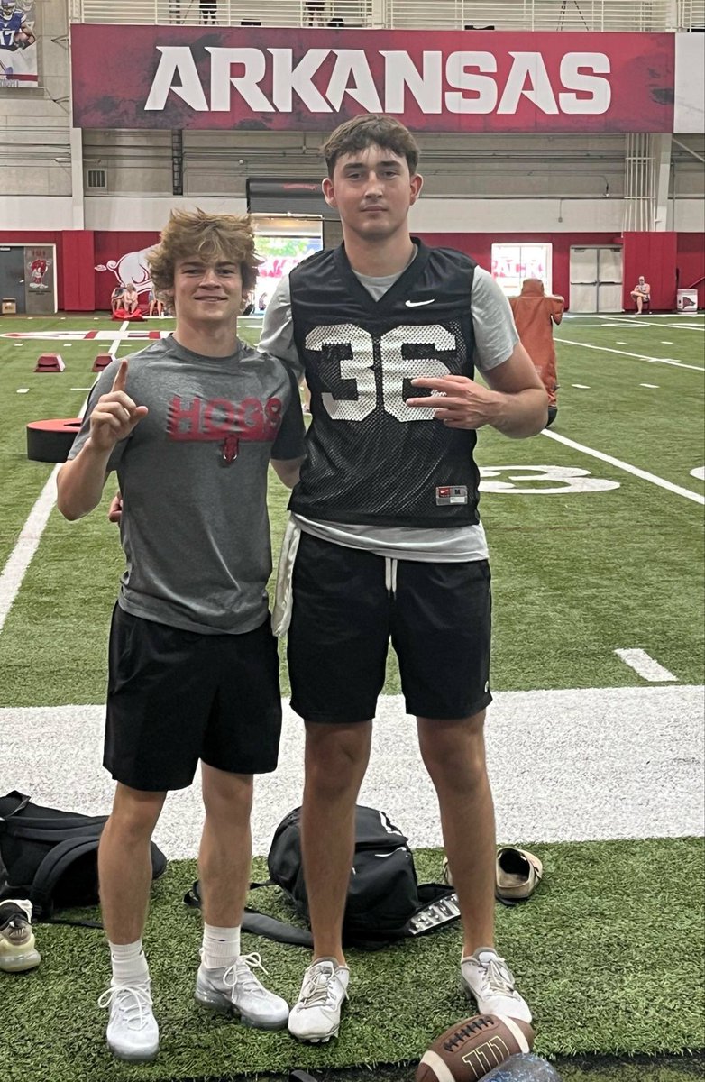 Josh Gibson (@joshgibsonpg) on Twitter photo Pretty awesome <a href="/JacksonGibson20/">Jackson Gibson</a> was working the camp today and ran into <a href="/EliHaltom30/">Eli Haltom 4.5⭐️</a> Eli has been killing it in the recruiting circuit and Jackson has been putting in a ton of hours for <a href="/RazorbackFB/">Arkansas Razorback Football</a> #fulltilt Pretty awesome <a href="/JacksonGibson20/">Jackson Gibson</a> was working the camp today and ran into <a href="/EliHaltom30/">Eli Haltom 4.5⭐️</a> Eli has been killing it in the recruiting circuit and Jackson has been putting in a ton of hours for <a href="/RazorbackFB/">Arkansas Razorback Football</a> #fulltilt