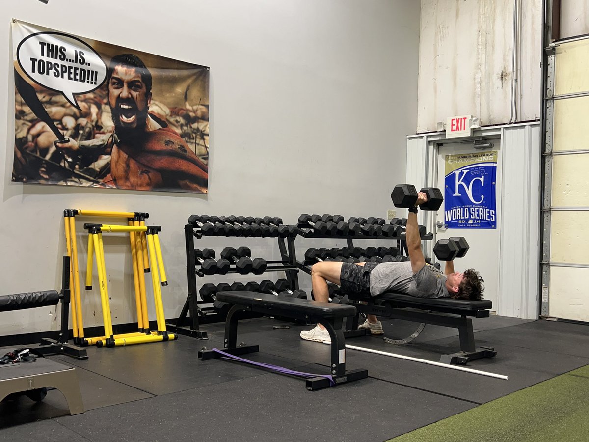 TopSpeedLLC's tweet photo. Good to have Mizzou ⚾️ star @JacksonLovich back in the TopSpeed lab. 

Sciencing our way to a better bat speed program 💪 https://t.co/2yuMrj4CvU