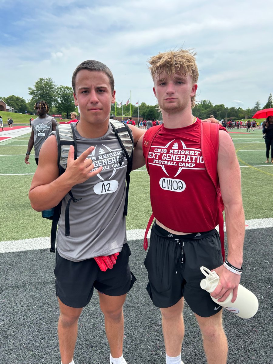 ✞𝐒𝐚𝐰𝐲𝐞𝐫 𝐑𝐚𝐲✞ (@sawyerray2028) on Twitter photo Had an amazing camp today with <a href="/GWUFootball/">Gardner-Webb Football</a>! Thank you <a href="/CoachVeraldi/">COACH PAYTON VERALDI</a> for having me! Definitely will be back! #Dawgs #edge #mudita
<a href="/WarriorsCHS/">CHS Warrior Football</a> We Working‼️
<a href="/JackRuban2026/">Jack Ruban</a> <a href="/CoachAdamHolley/">Adam Holley</a> <a href="/GrantMyers44/">Grant Myers</a> <a href="/CoachJLaw/">Jeremy Scott Law</a> <a href="/HeadCoachHurst/">Rick Hurst</a> <a href="/CoachCookKSU/">Stewart Cook</a> Had an amazing camp today with <a href="/GWUFootball/">Gardner-Webb Football</a>! Thank you <a href="/CoachVeraldi/">COACH PAYTON VERALDI</a> for having me! Definitely will be back! #Dawgs #edge #mudita
<a href="/WarriorsCHS/">CHS Warrior Football</a> We Working‼️
<a href="/JackRuban2026/">Jack Ruban</a> <a href="/CoachAdamHolley/">Adam Holley</a> <a href="/GrantMyers44/">Grant Myers</a> <a href="/CoachJLaw/">Jeremy Scott Law</a> <a href="/HeadCoachHurst/">Rick Hurst</a> <a href="/CoachCookKSU/">Stewart Cook</a>