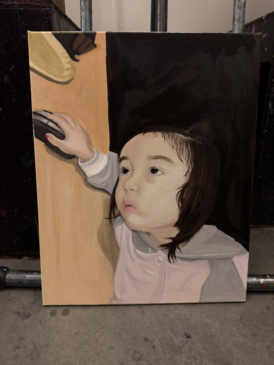 nnoebi's tweet photo. some paintings i did for my class final

my theme was stuff from my childhood https://t.co/p44t05ITqs