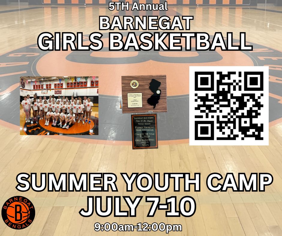 Barnegat Girls Basketball (@coachnicolini) on Twitter photo 5th Annual Barnegat Girls Basketball Summer Camp Registration 2025 is now open.
📅 July 7th-10th
🔗 docs.google.com/forms/d/e/1FAI…
<a href="/bengalpride67/">John Germano</a> <a href="/BarnegatSchools/">Dr. Brian Latwis</a> 5th Annual Barnegat Girls Basketball Summer Camp Registration 2025 is now open.
📅 July 7th-10th
🔗 docs.google.com/forms/d/e/1FAI…
<a href="/bengalpride67/">John Germano</a> <a href="/BarnegatSchools/">Dr. Brian Latwis</a>